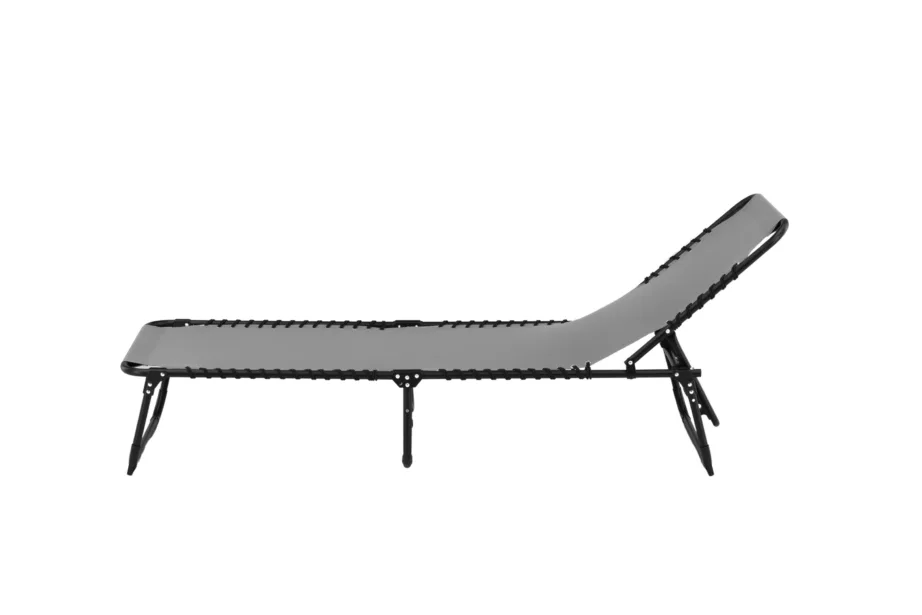 Metallist lamamistool Majken, must/hall, 60×190, 6175-002 – 22