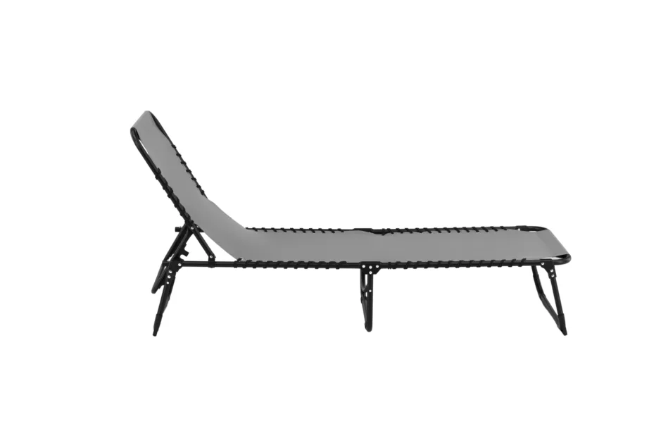 Metallist lamamistool Majken, must/hall, 60×190, 6175-002 – 7