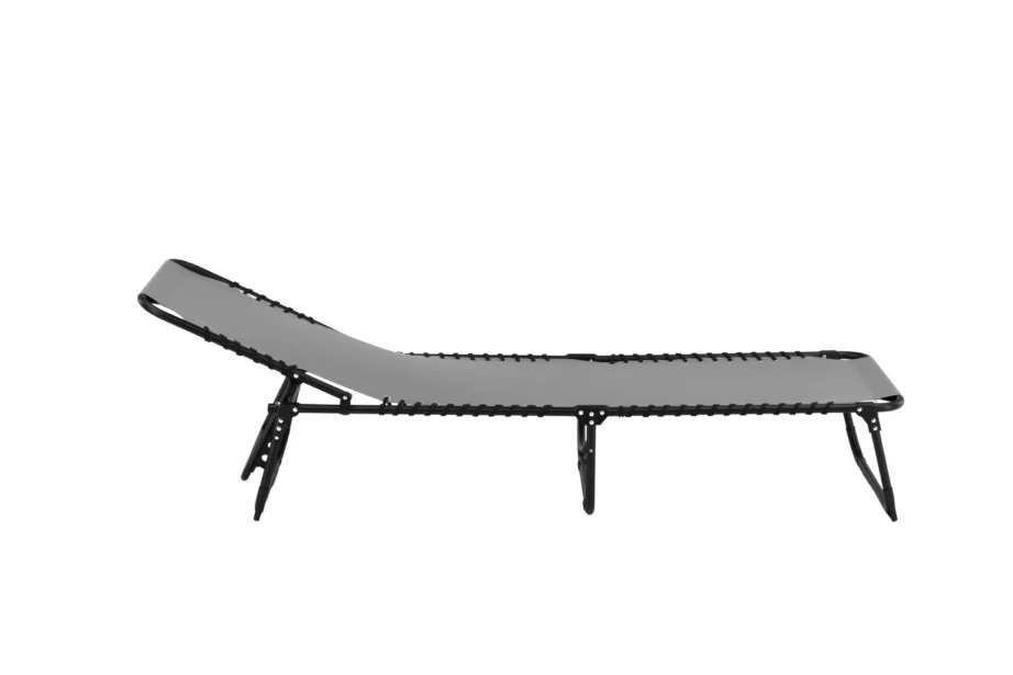 Metallist lamamistool Majken, must/hall, 60×190, 6175-002 – 9