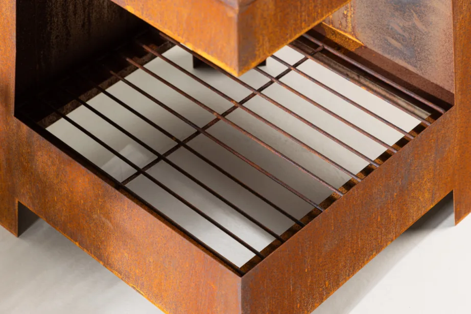 Metallist lõkke- ja tulease Bastin, oranž, 50x50x150, 9346-112 – 5