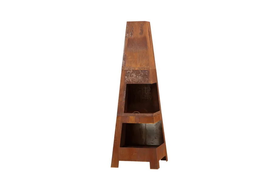 Metallist lõkke- ja tulease Bastin, oranž, 50x50x150, 9346-112 – 10