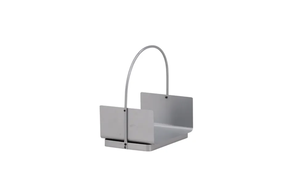 Metallist lõkke- ja tulease Godoma, hõbedane, 42x30x49, 6049-002 – 5