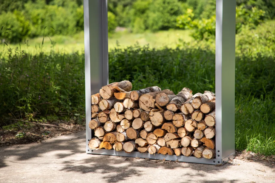 Metallist lõkke- ja tulease Mombasa, hõbedane, 100x30x180, 6045-002 – 3