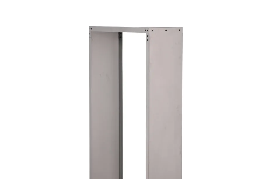 Metallist lõkke- ja tulease Mombasa, hõbedane, 100x30x180, 6045-002 – 7