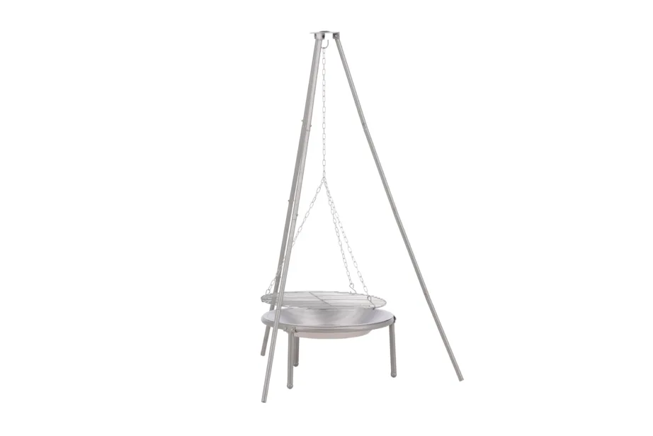 Metallist lõkkease Ukunda, hõbedane, ø50×140, 6046-002 – 4