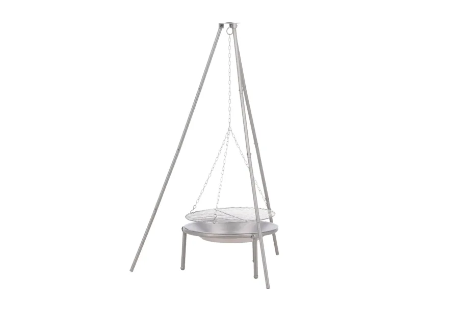 Metallist lõkkease Ukunda, hõbedane, ø50×140, 6046-002 – 8