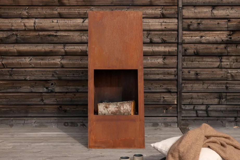 Metallist lõkkease Bastian, rusty, 2020-112