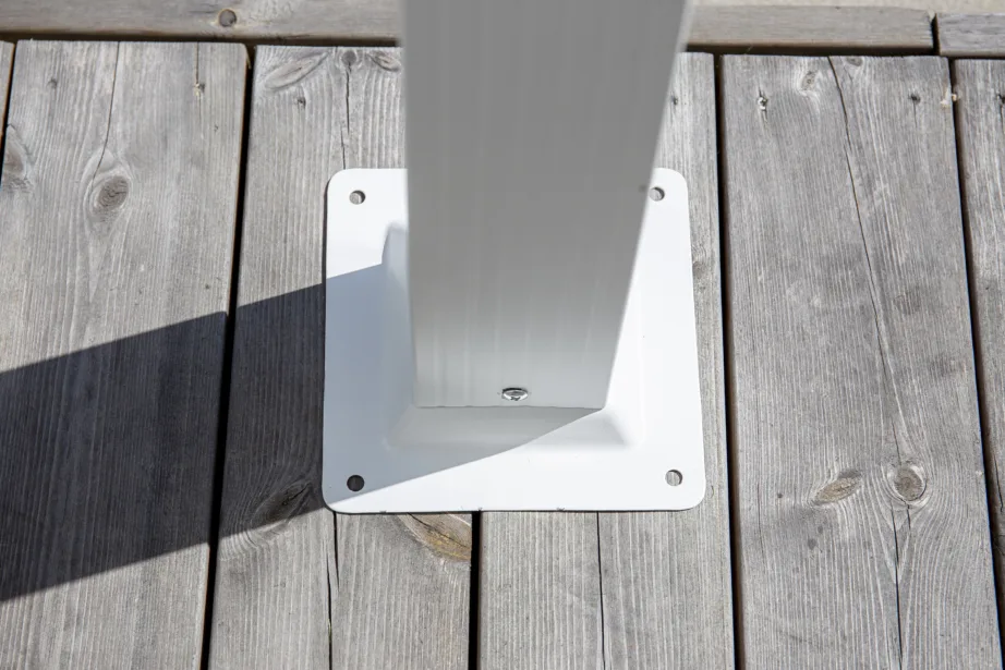 Metallist pergola Lazio, valge, 400x400x250, 6060-006 – 3