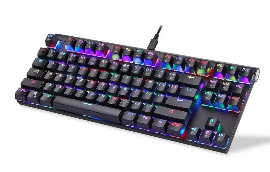 Motospeed CK101 klaviatuur RGB (Outemu Red, 87 klahvi)
