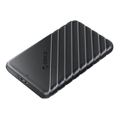 Orico 25PW1 Ketasümbris: 2.5-tolline HDD/SSD ketasümbris, 5Gbps, USB-A to Micro-B, must