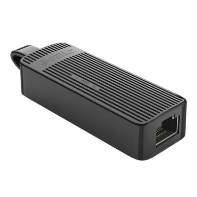 Orico USB RJ45 võrgukaart USB 3.0 (UTK-U3-BK-BP, 1Gbps, Must)