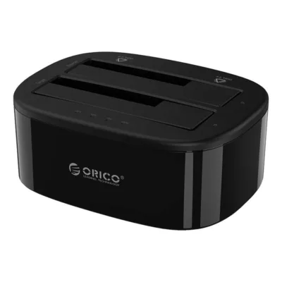 Orico dokkimisjaam 2.5"/3.5" HDD/SSD, 5Gbps USB-C kloonimisfunktsiooniga (must)