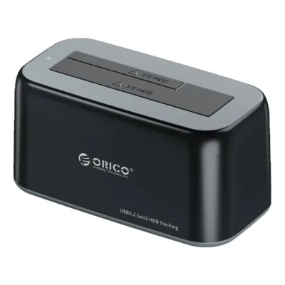 Orico dokkimisjaam USB-C 6819C3-V1 – 2.5"/3.5" HDD/SSD jaoks, USB 3.2 Gen 2, Must