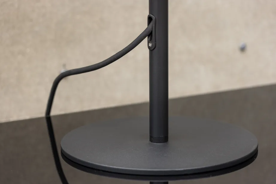 Plastikust laualamp õue Moris, must/valge, ø28×52, 7555-110 – 3