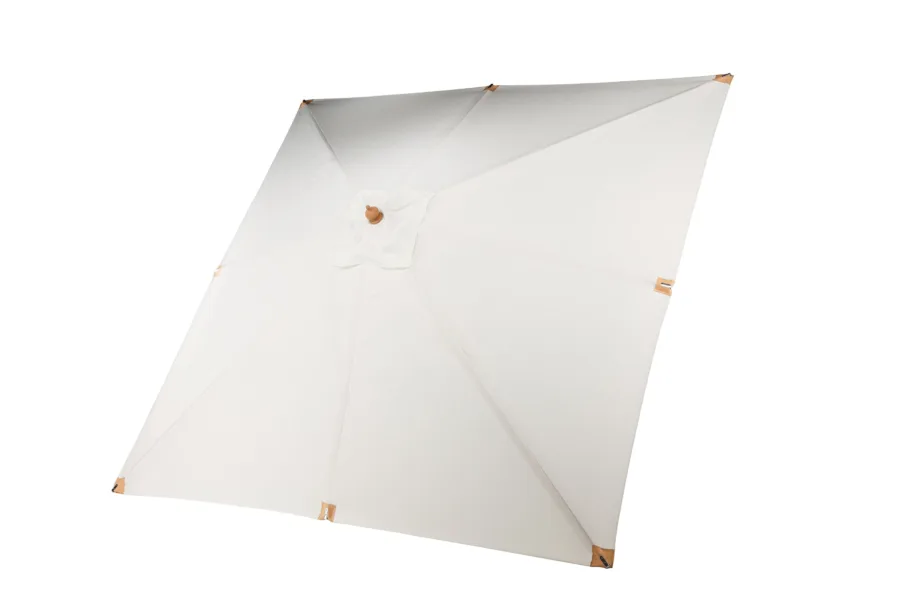 Puidust päikesevari Naxos, naturaalne/valge, 3x3m, 1155-444 – 9