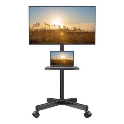 Reguleeritav telerihoidik rattaga – Perlesmith PSTVMC06 (23–60″, VESA 100x100-400x400)