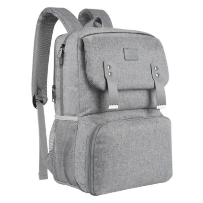 Sülearvuti seljakott – Matein 1161 ja toidutaskuga 15,6'' (USB, hall)
