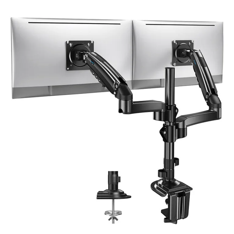 Topeltmonitori hoidik Huanuo HNDS8 (13–32-tolline, kuni 9 kg/monitor)