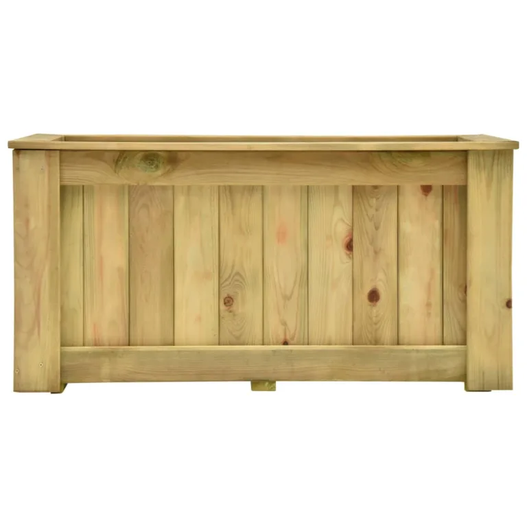 Tõstetud peenar 100 x 50 x 50 cm immutatud männipuidust