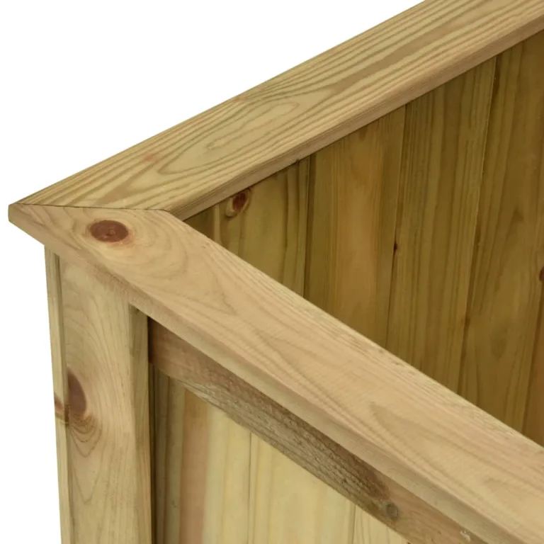 Tõstetud peenar 100 x 50 x 50 cm immutatud männipuidust
