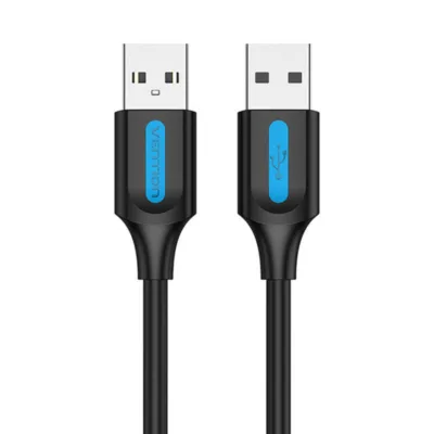 USB 2.0 Kaabel Vention COJBC (2A, 0.25m, Must PVC)