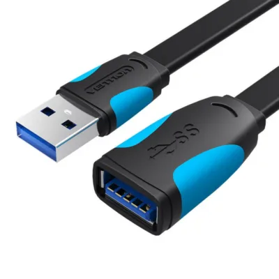 USB 3.0 pikenduskaabel Vention VAS-A13-B200 (2 m, must)