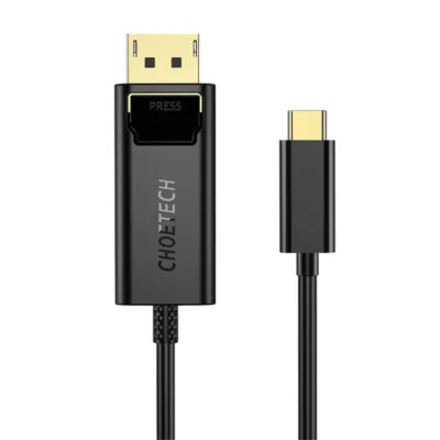 USB-C DisplayPort kaabel – Choetech XCP-1801, 4K@60Hz, 1.8m (must)