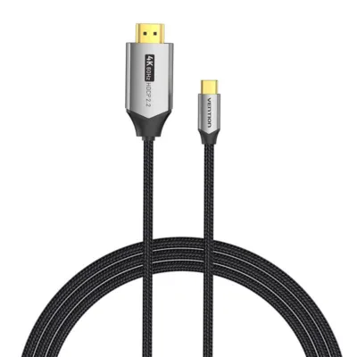 USB-C HDMI kaabel – Vention CRBBF 4K@60Hz, 1 m (Must)