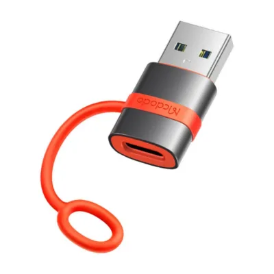 USB-C adapter: McDodo OT-3800 USB-C to USB-A Adapter (must, 5 Gbps)