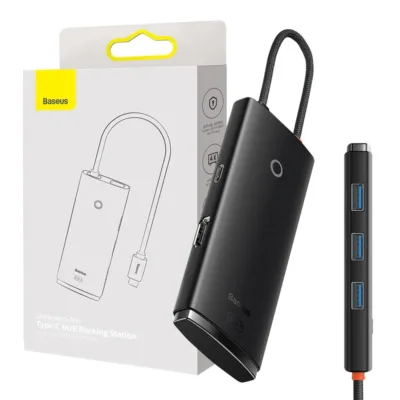 USB-C jaotur 5in1 – Baseus Lite Series (USB 3.0, HDMI, OTG, 4K)
