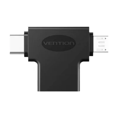 USB OTG adapter Vention: USB-C ja Micro USB OTG Adapter CDIB0 (USB 3.0, Nikkel)