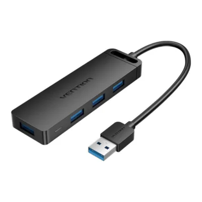 USB jaotur Vention – CHLBD USB 3.0 4-pordi jaotur, 0.5 m, must