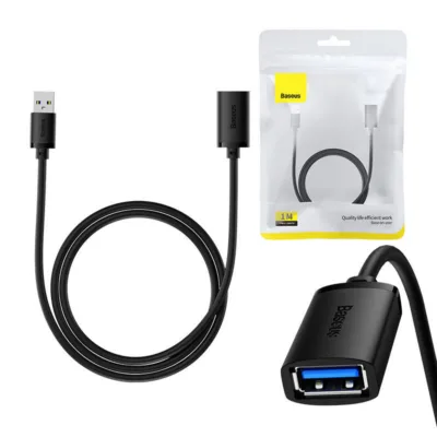 USB pikenduskaabel: Baseus AirJoy USB 3.0 1m (Must)