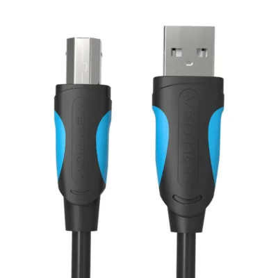 USB printerikaabel: Vention USB 2.0 A-B printerikaabel 2 m (480 Mbps, must)