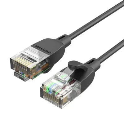 Vention CAT6A võrgukaabel – IBIBH UTP, RJ45, 10Gbps, 2m, Must