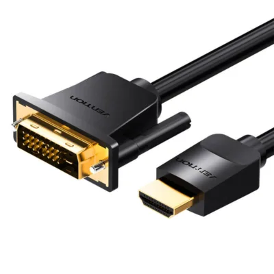 Vention HDMI-DVI kaabel ABFBF 1m (4K/1080P, Must)