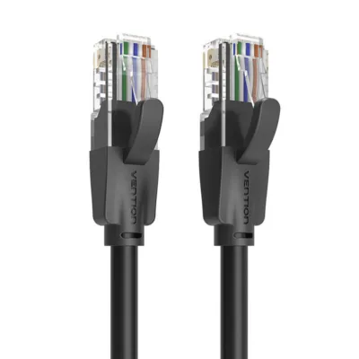 Vention IBEBL Cat.6 UTP Võrgukaabel 10m (1000 Mbps, Must)