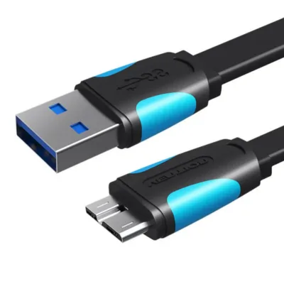 Vention VAS-A12-B025 lame USB-A 3.0 – Micro B kaabel (0,25 m, must)
