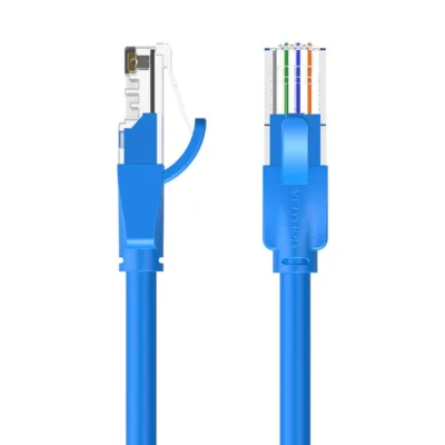 Võrgukaabel CAT6 – Vention IBELG UTP (RJ45, 1000 Mbps, 1.5 m, sinine)