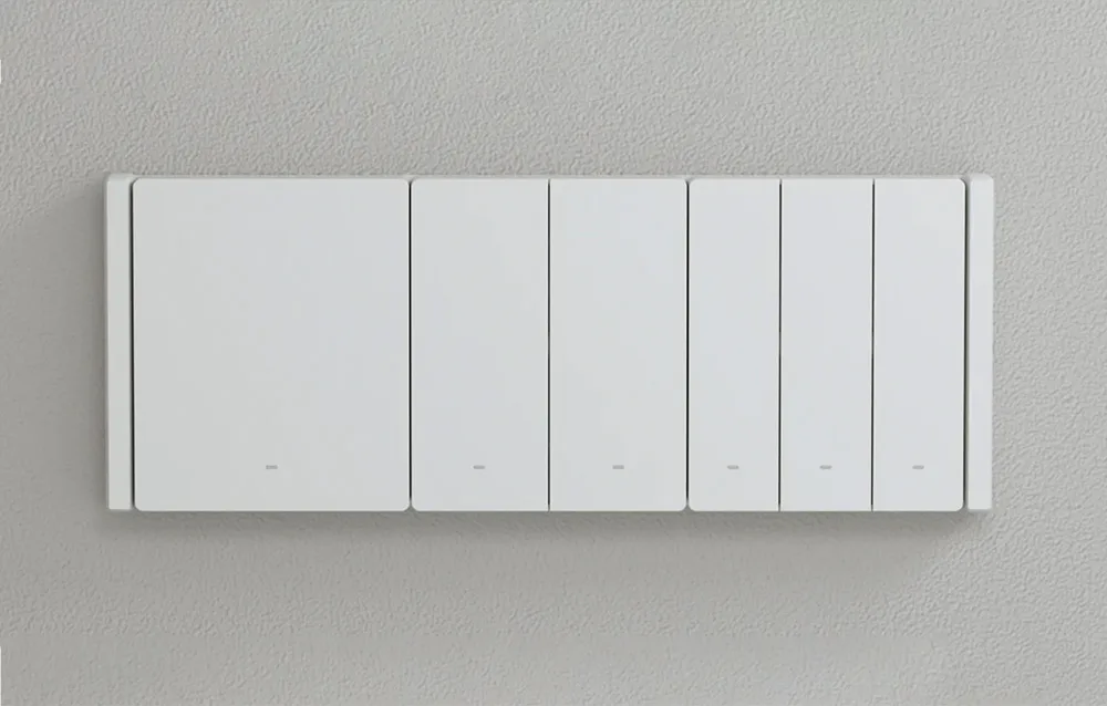 Nutikas seinaklahvlüliti Sonoff, valge korpus, juhtimine telefoni rakendusega