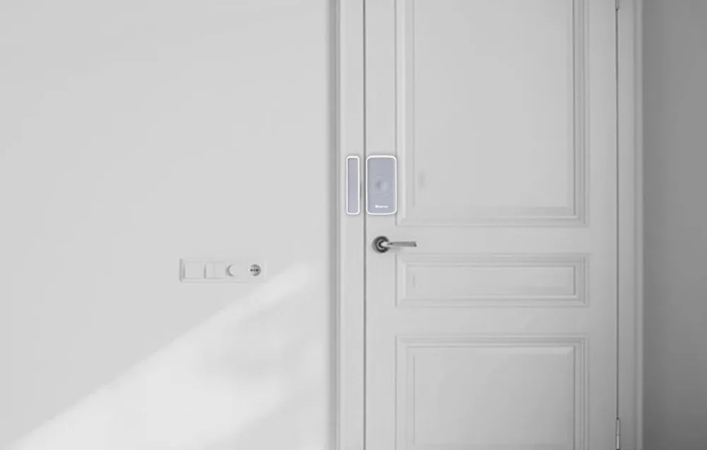 Nutikas ukseandur Heiman Zigbee halli ja valge korpusega