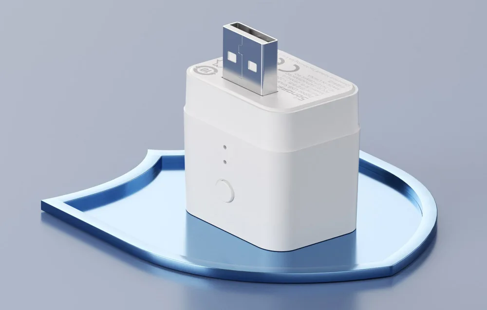 SONOFF ZBMicro USB-A kiirlaadimine nutikodus