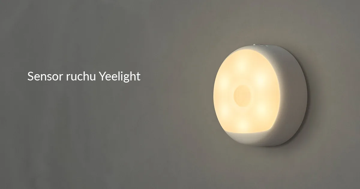 Liikumisanduriga öövalgusti Yeelight YLYD01YL – ümar korpus