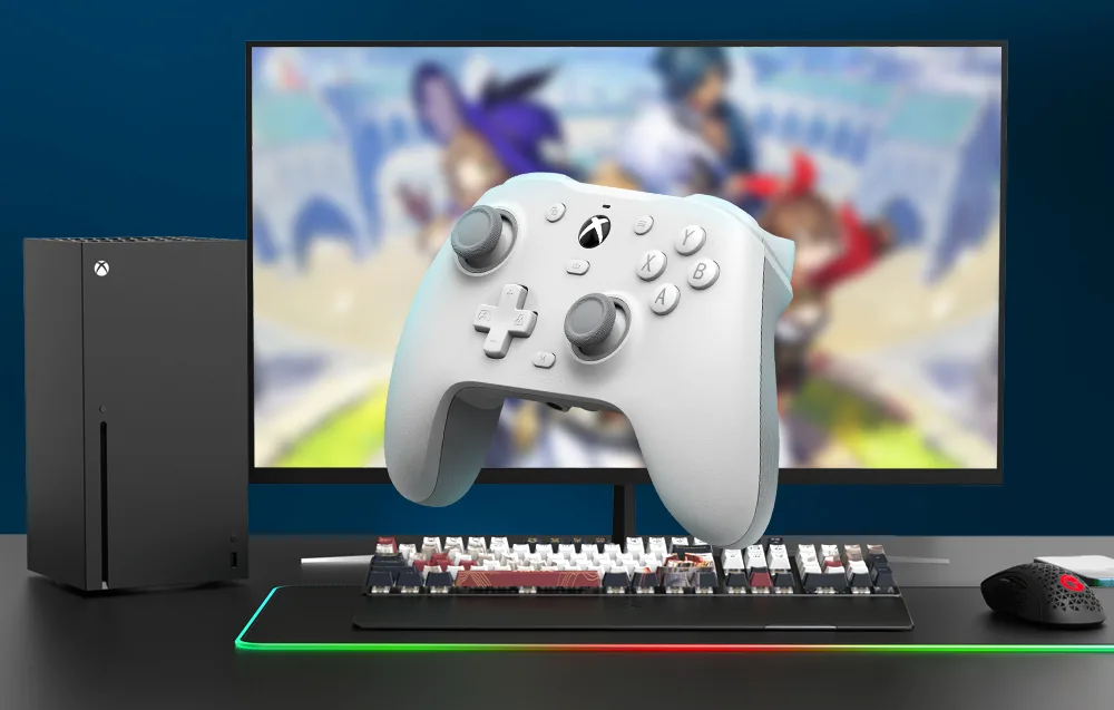 Xbox juhtmega pult GameSir G7 HE esi- ja tagavaates