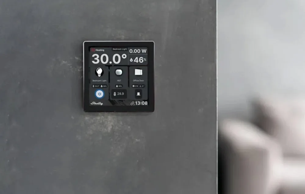 Valgustuse juhtimise ekraan nutikas kodu süsteemis