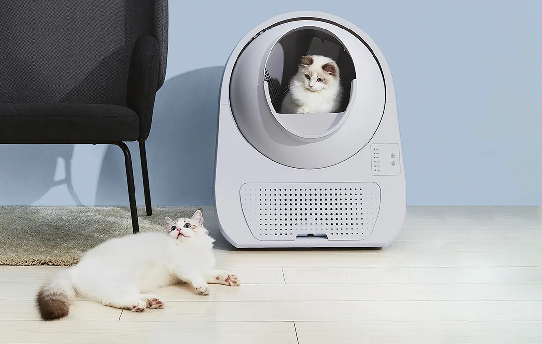 CatLink Scooper Young nutikas kassiliivakast sisemus ja liiva lisamise võimalus
