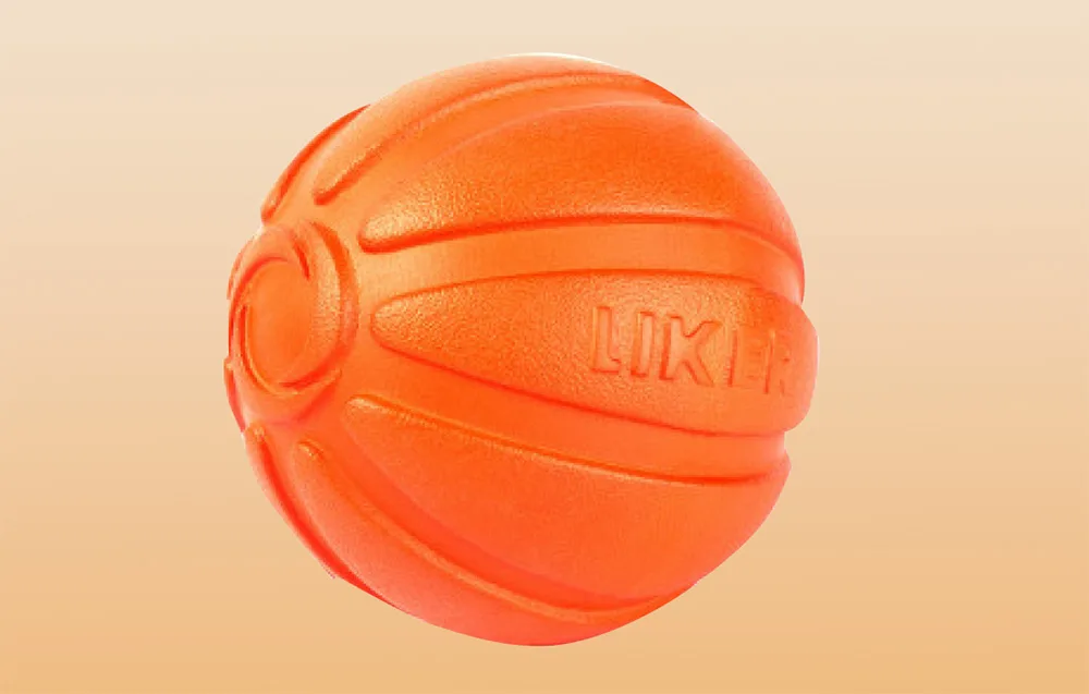 Liker 5 oranž koera mängupall ujub vee peal