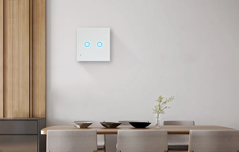 WiFi valguslüliti paigaldus kolme etapiga illustratsioon