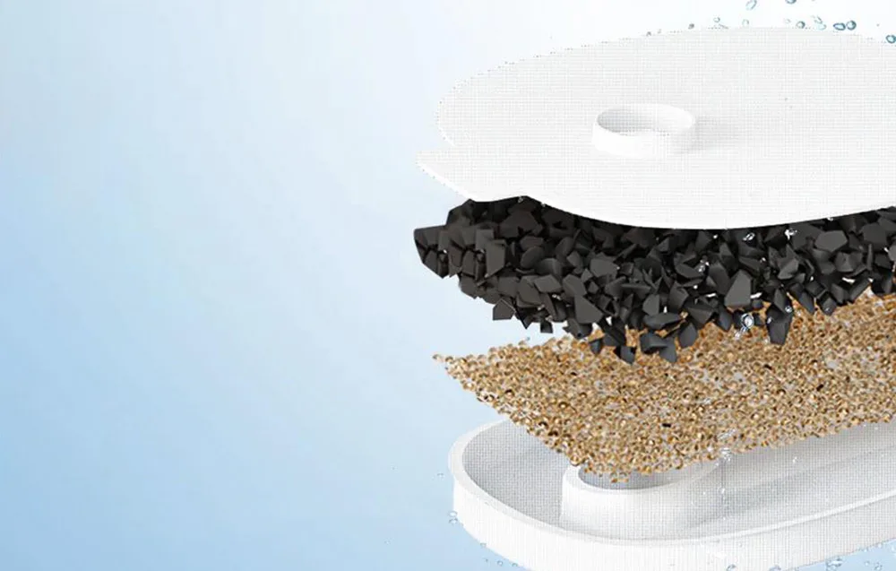 Lemmiklooma veefiltrid Cheerble E1 ja E1+ joogipurskkaevule, neli valget filtrit