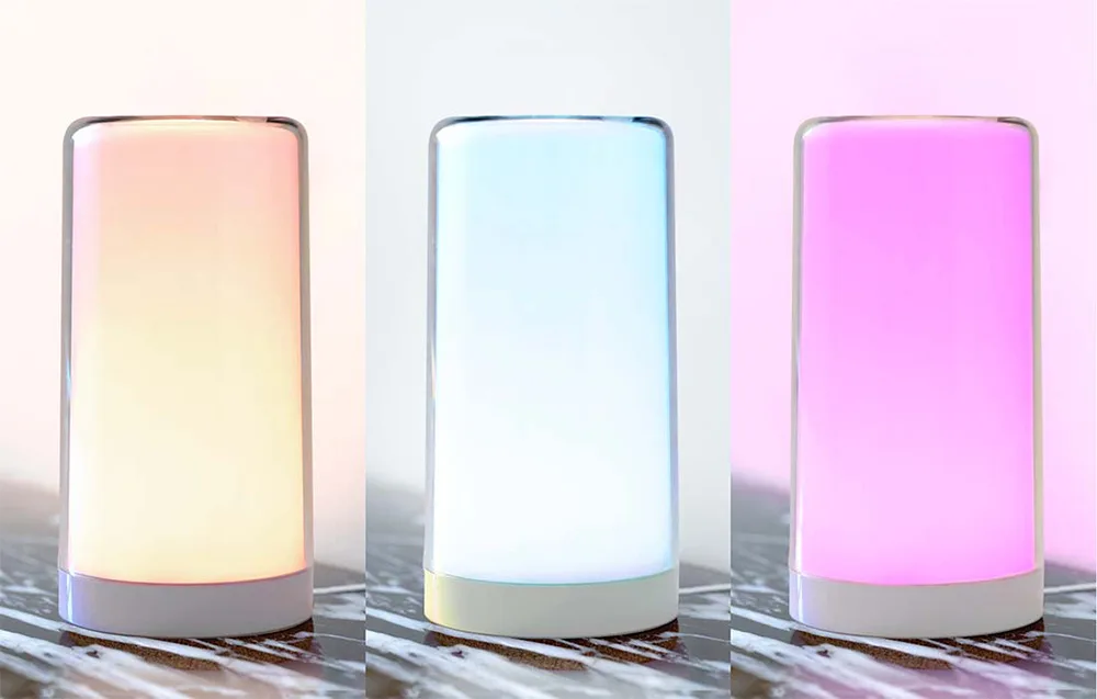 RGB valgusrežiimiga silindrikujuline nutikas valgusti